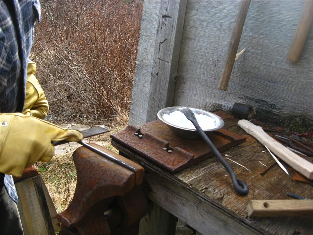 a hatchet Fire, hammer and anvil Woodworking / Hobby Shop Handyman WIRE Handyman USA